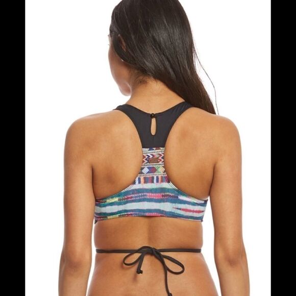 ROXY high neck bikini top. NWT - Picture 4 of 10